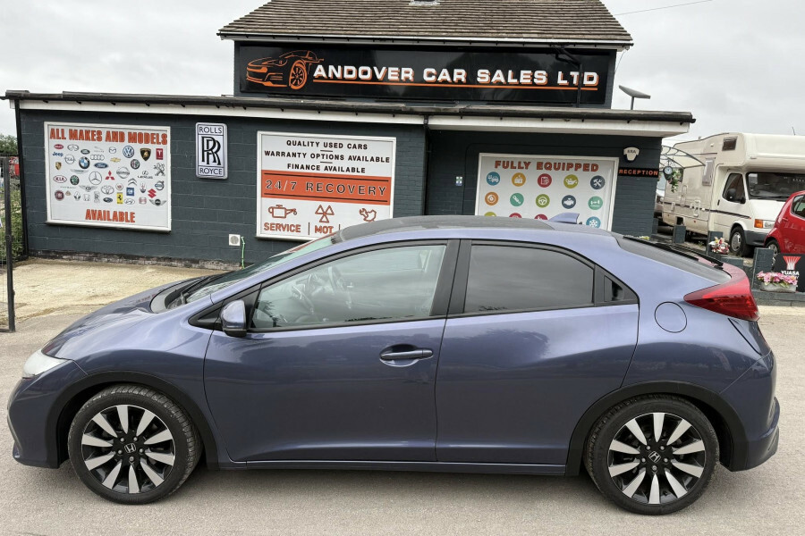 Honda Civic Hatchback Blue #2