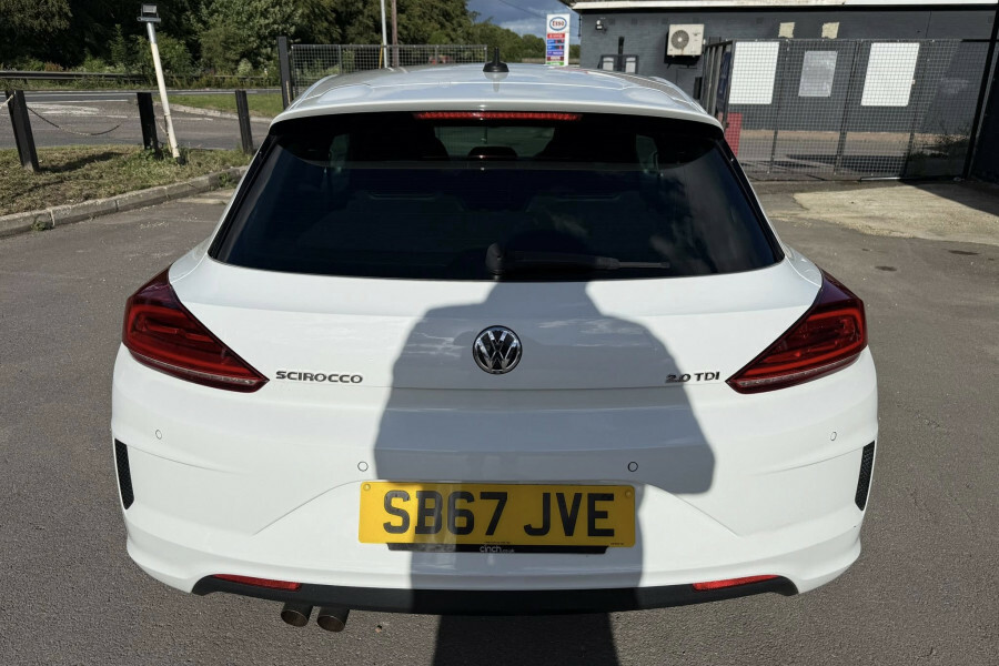 Volkswagen Scirocco Coupe White #4