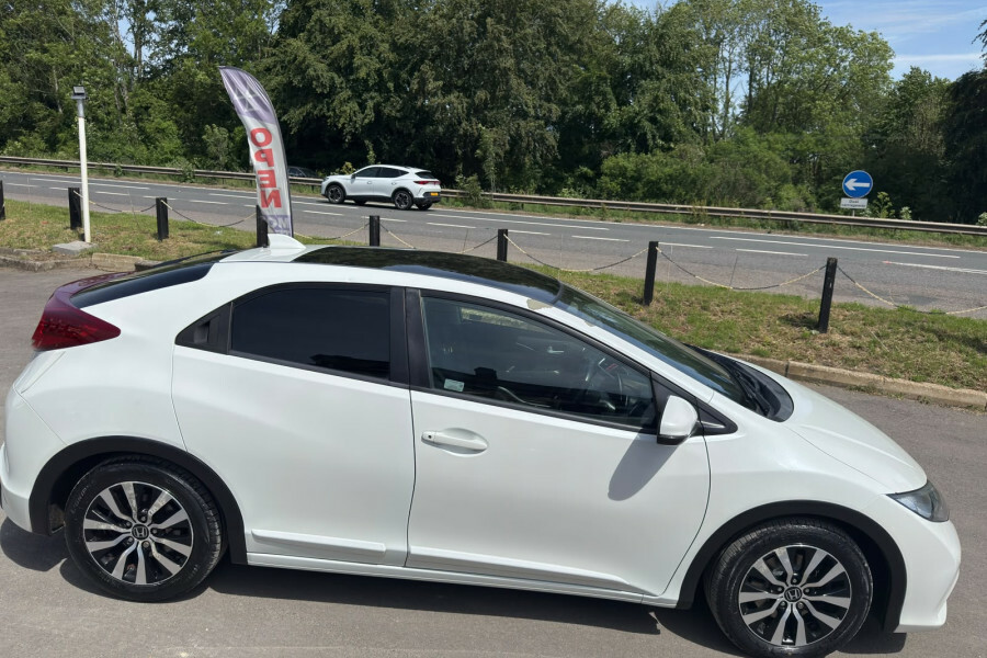 Honda Civic I-dtec Sr White #4