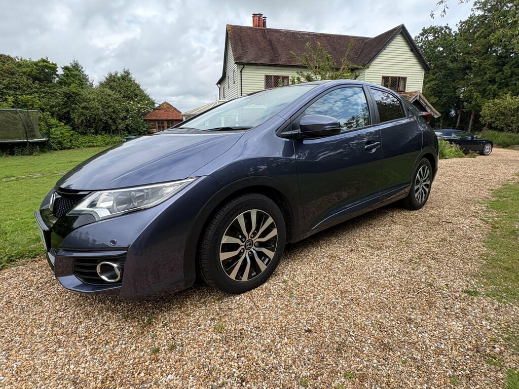 Honda Civic 1.6 I-dtec Sr Euro 5 Ss Blue #4