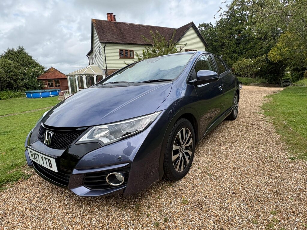 Honda Civic 1.6 I-dtec Sr Euro 5 Ss Blue #3