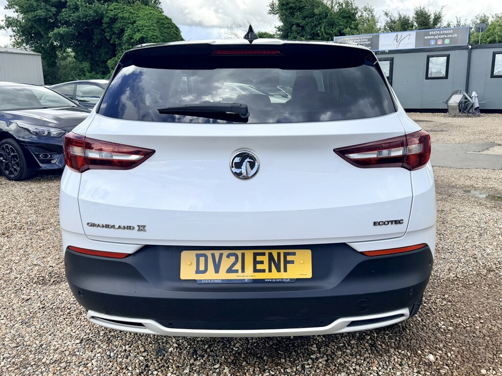 Vauxhall Grandland X Suv 1.2 Turbo Sri Nav Euro 6 2021 White #4