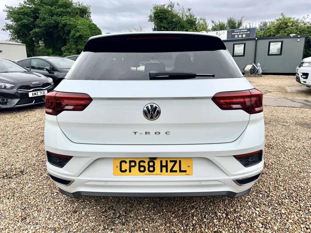 Volkswagen T-Roc 1.5 Tsi Evo R-line Euro 6 White #4