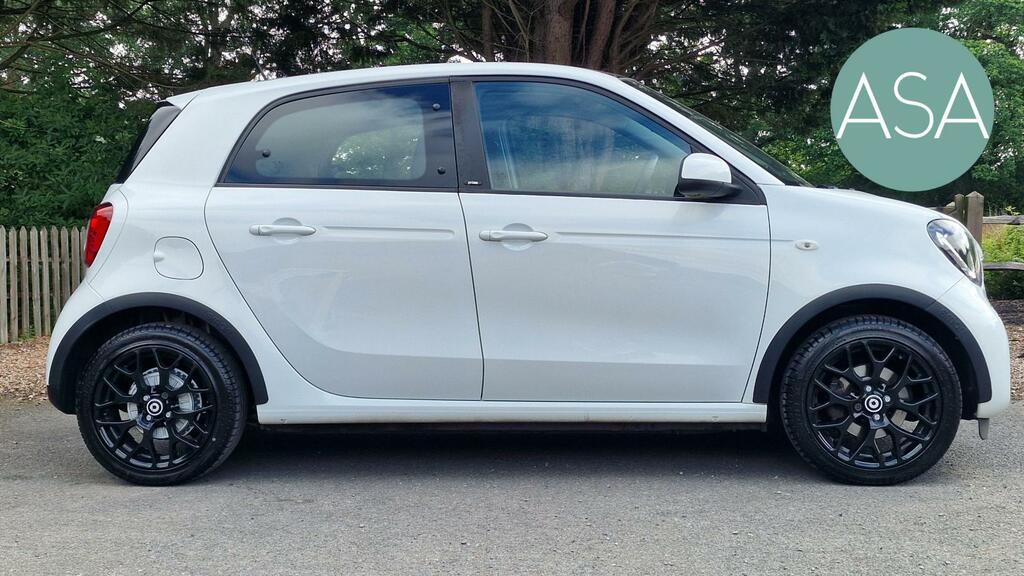 Smart Forfour 0.9T Prime Sport Premium Plus Hatchback Petr White #2