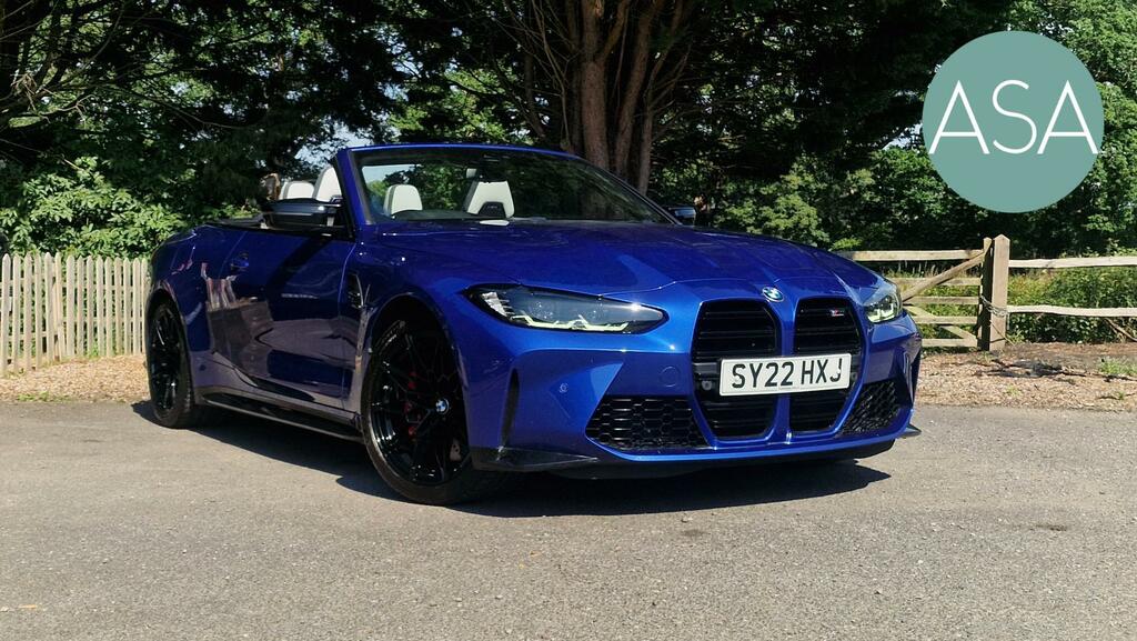 BMW M4 3.0 Biturbo Competition Convertible Ste Blue