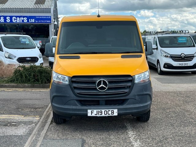 Mercedes-Benz Sprinter 314 Cdi Panel Van Yellow #2
