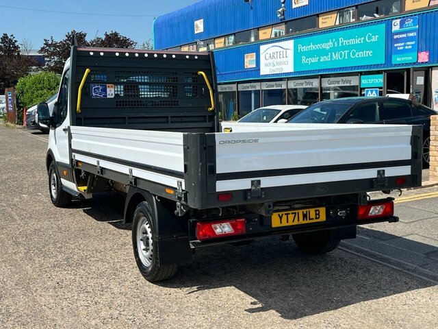 Ford Transit Custom 350 Ecoblue Leader Dropside YT71WLB White #6
