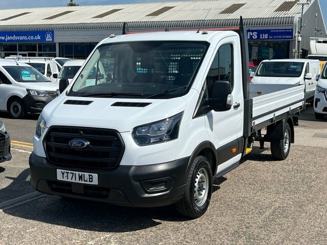 Ford Transit Custom 350 Ecoblue Leader Dropside YT71WLB White #3