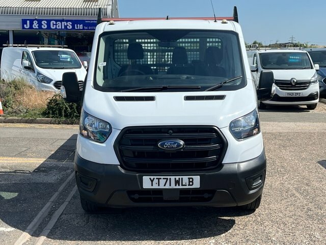 Ford Transit Custom 350 Ecoblue Leader Dropside YT71WLB White #2