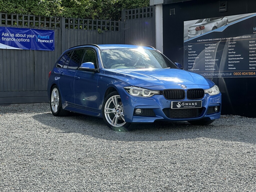 BMW 3 Series Estate 2.0 318D M Sport Touring Blue 2 YF16OPD Blue