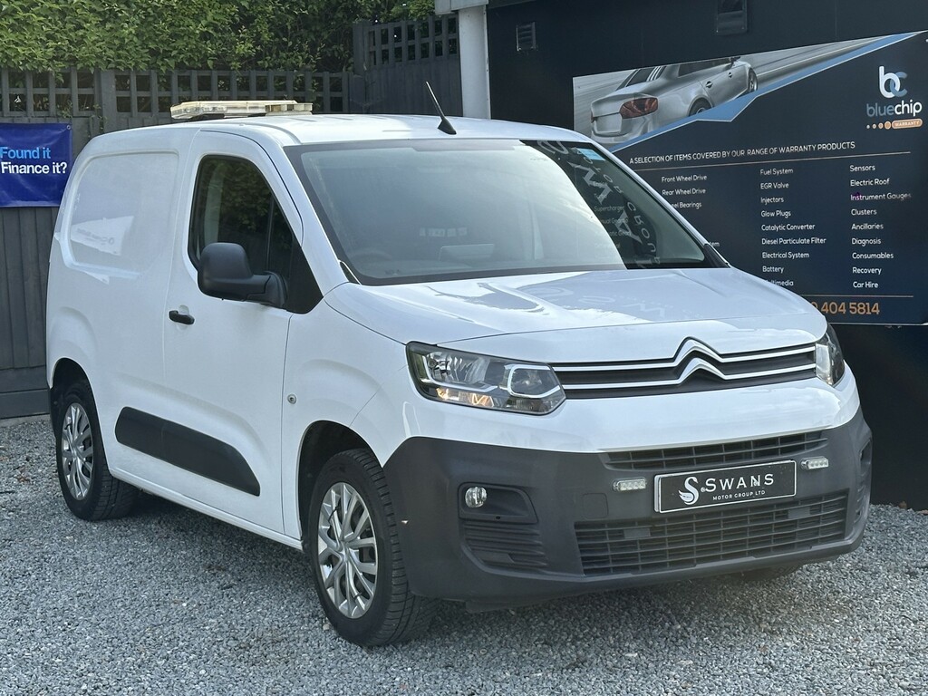 Citroen Berlingo Panel Van 1.6 Bluehdi 1000 Enterprise M White Manu White #4