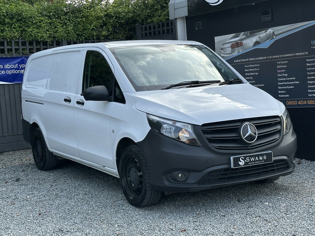 Mercedes-Benz Vito Panel Van 2.1 114 Cdi Progressive White Die LL23YCU White #4