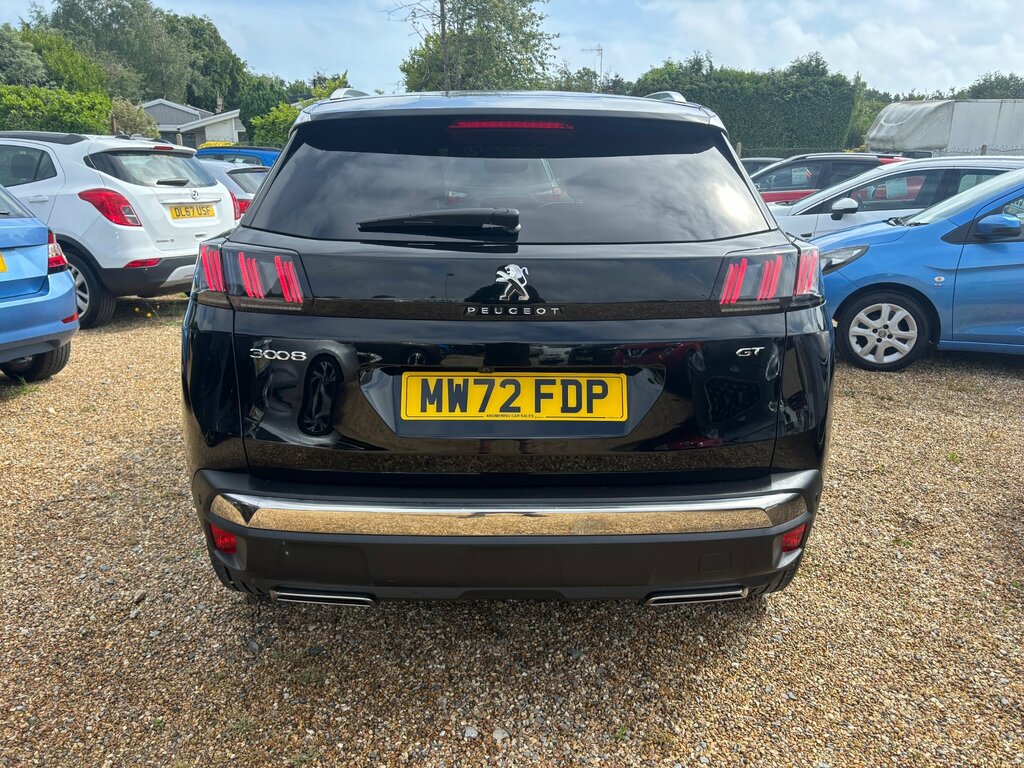 Peugeot 3008 1.2 Puretech Gt Line Suv Euro 6 MW72FDP Black #3