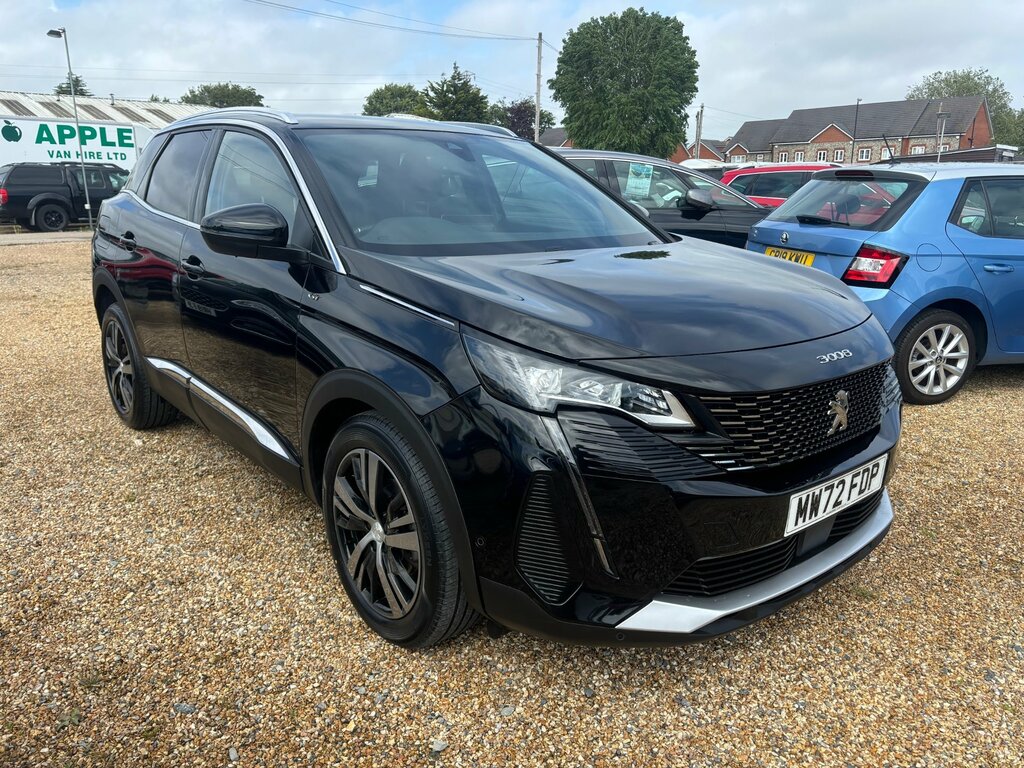 Peugeot 3008 1.2 Puretech Gt Line Suv Euro 6 Black