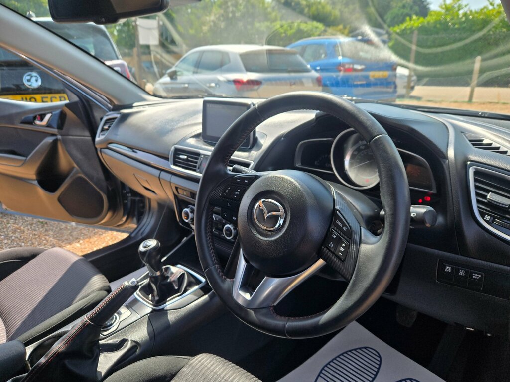 Mazda 3 Hatchback 2.0 Skyactiv-g Sport Black Euro 6 Ss Red #15