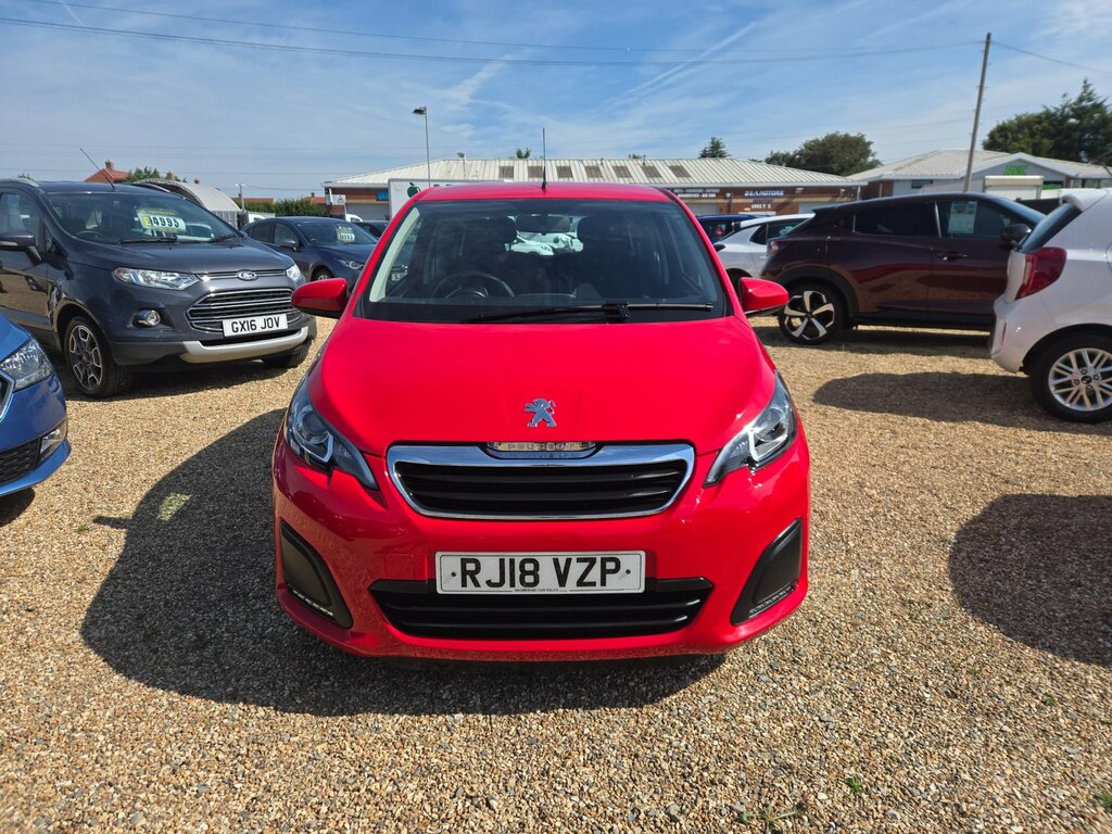 Peugeot 108 1.0 Active Hatchback Euro 6 72 Red #5