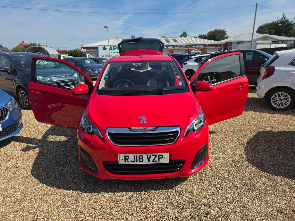 Peugeot 108 1.0 Active Hatchback Euro 6 72 Red #6