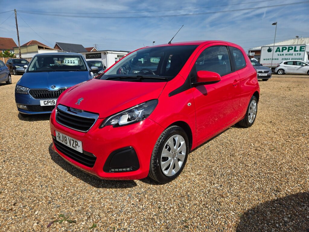 Peugeot 108 1.0 Active Hatchback Euro 6 72 Red