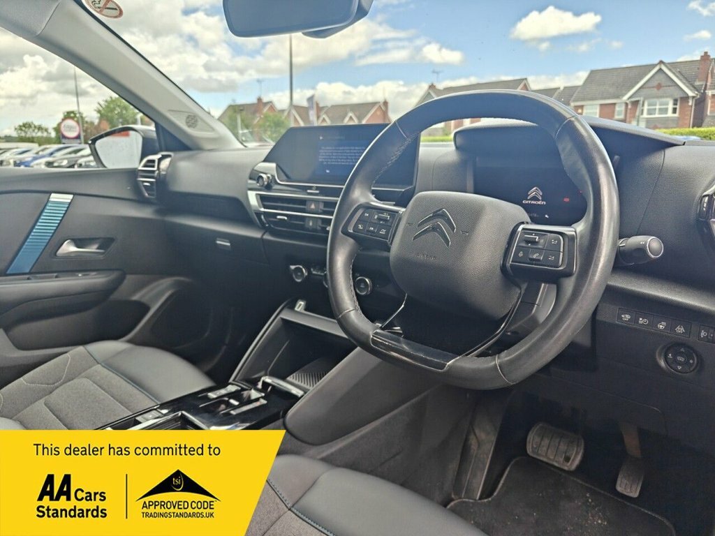 Citroen e-C4 Hatchback BN22FUJ Grey #2