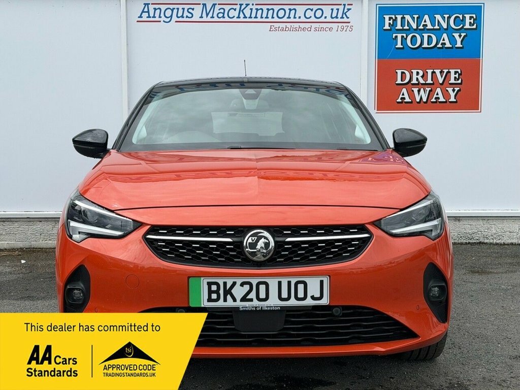 Vauxhall Corsa-e Corsa E Elite Nav BK20UOJ Orange #3