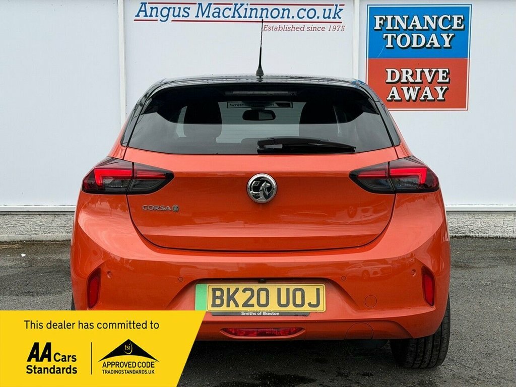 Vauxhall Corsa-e Corsa E Elite Nav BK20UOJ Orange #6