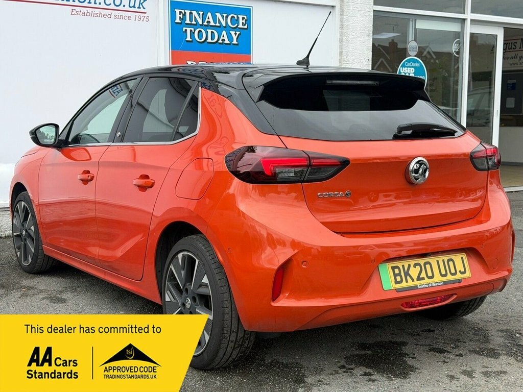 Vauxhall Corsa-e Corsa E Elite Nav BK20UOJ Orange #5
