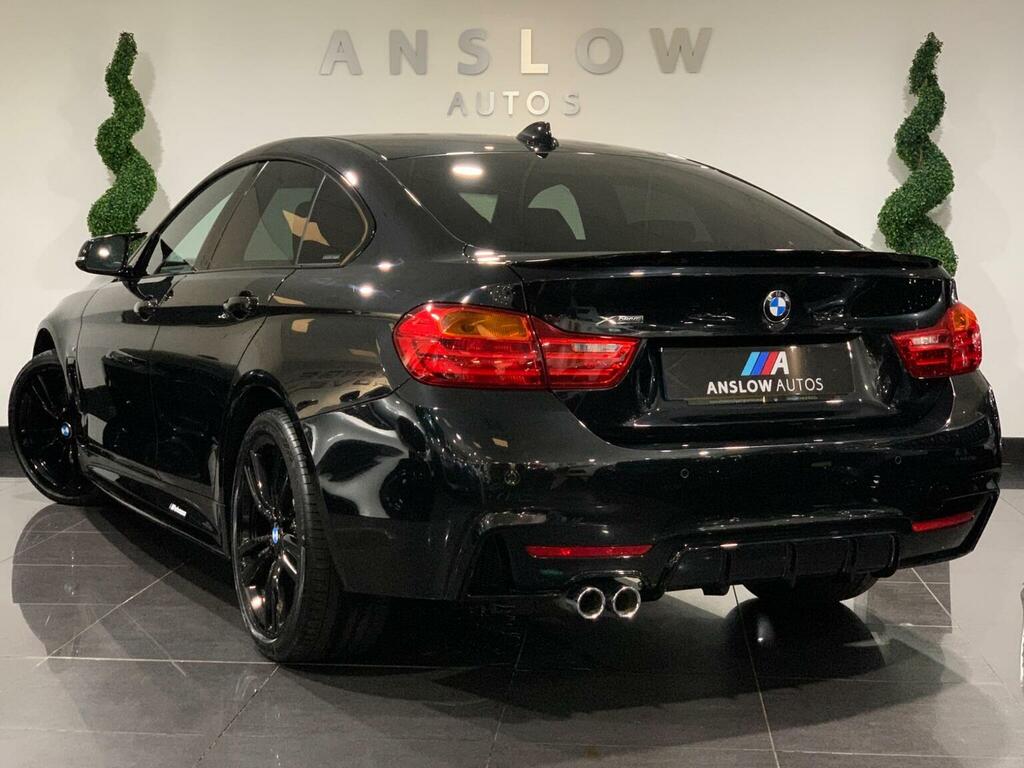 BMW 4 Series Gran Coupe Hatchback 3.0 435D M Sport Xdrive Euro 6 Ss BT66HZM Black #2