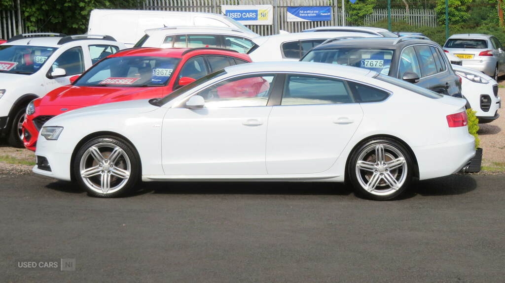 Audi A5 2.0 Tdi 177 S Line SK12NHC White #5