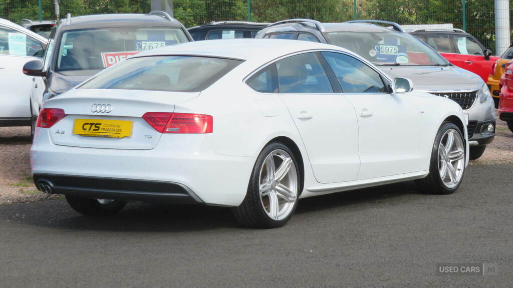 Audi A5 2.0 Tdi 177 S Line SK12NHC White #3