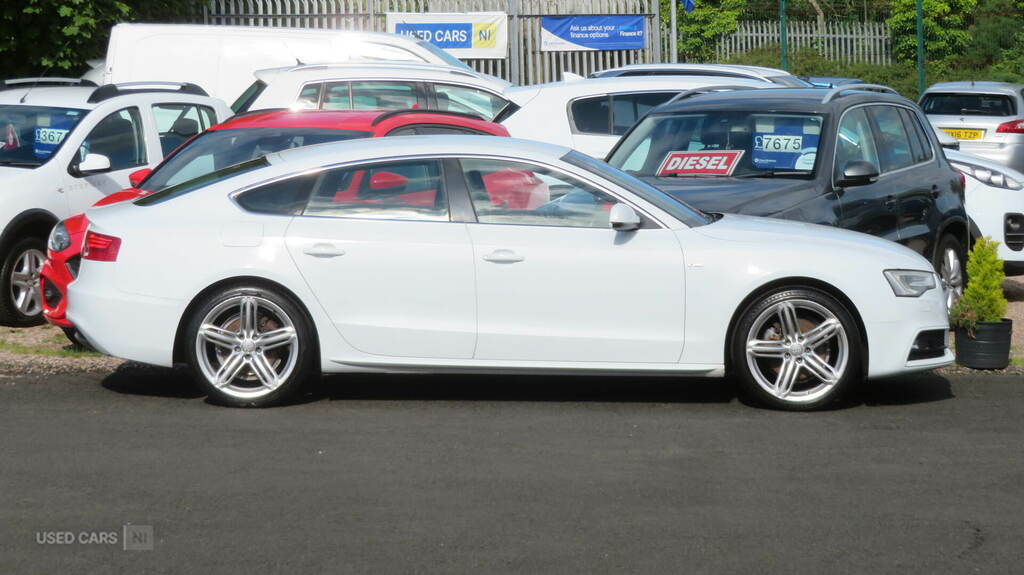 Audi A5 2.0 Tdi 177 S Line SK12NHC White #2