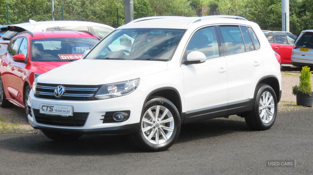 Volkswagen Tiguan 2.0 Tdi Bluemotion Tech Se White #4