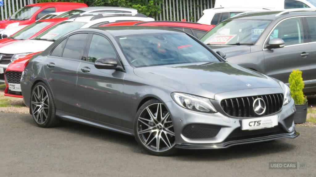 Mercedes-Benz C Class C220d Amg Line 9G-tronic Grey #2