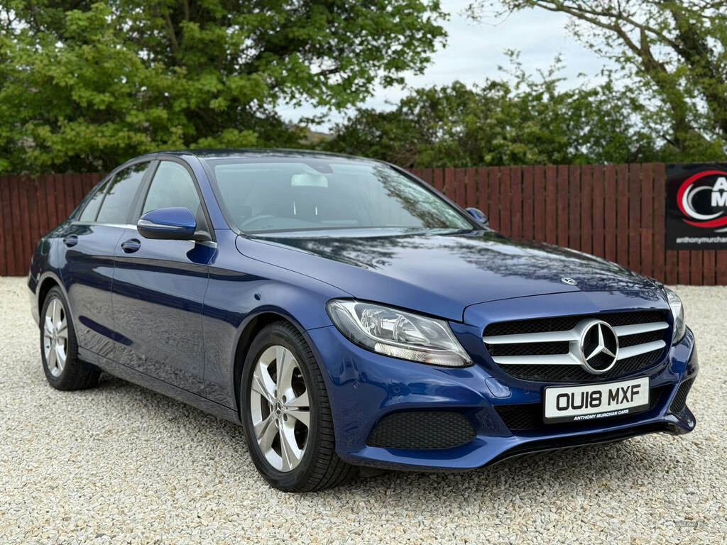 Mercedes-Benz C Class C220d Se Executive Edition 9G-tronic OU18MXF Blue #2