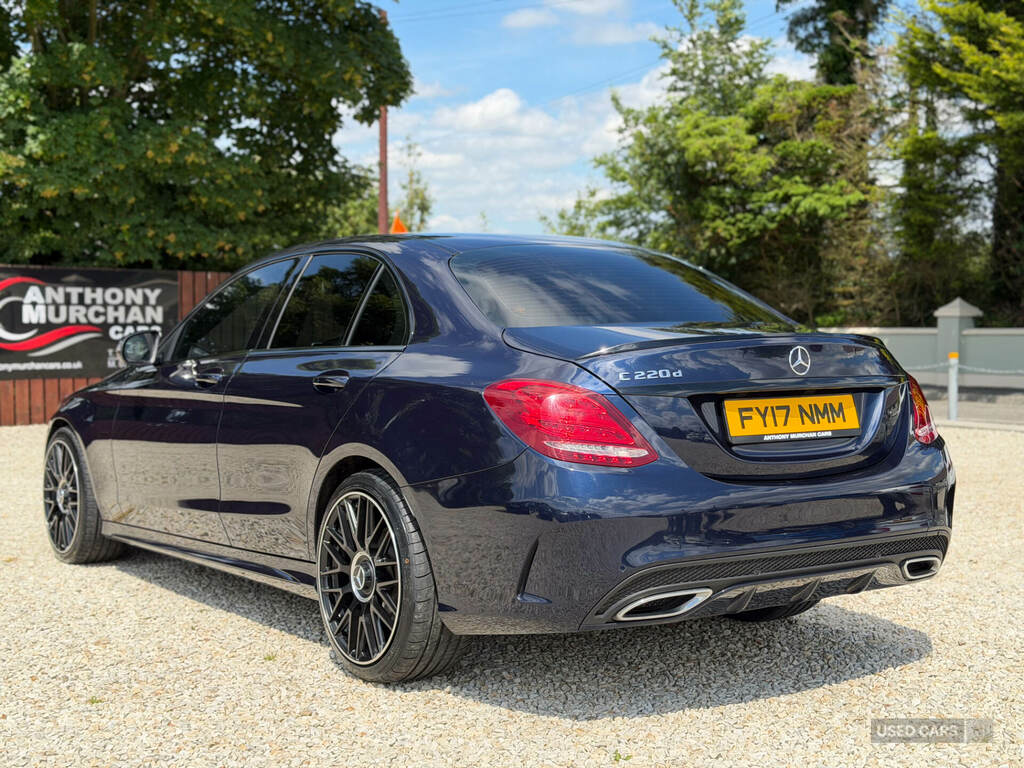 Mercedes-Benz C Class C220d Amg Line 9G-tronic Blue #4