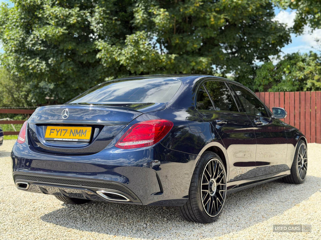 Mercedes-Benz C Class C220d Amg Line 9G-tronic Blue #6