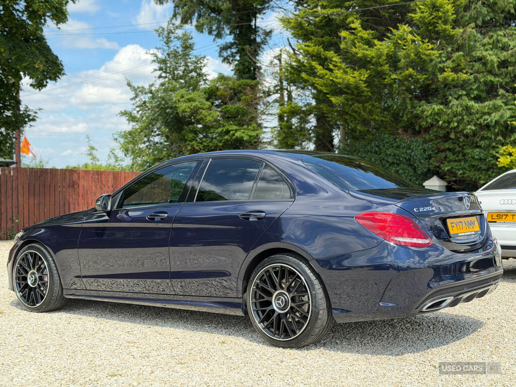 Mercedes-Benz C Class C220d Amg Line 9G-tronic Blue #3
