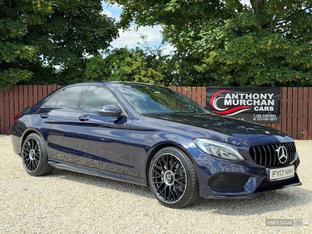 Mercedes-Benz C Class C220d Amg Line 9G-tronic Blue