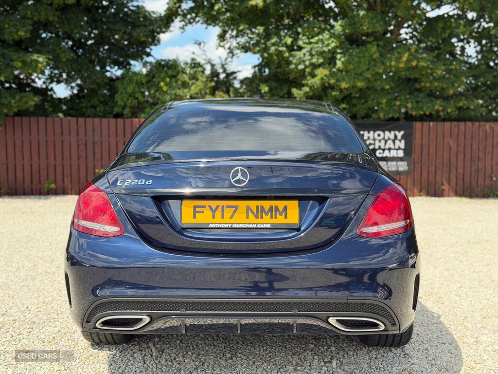 Mercedes-Benz C Class C220d Amg Line 9G-tronic Blue #5
