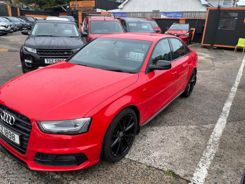 Audi A4 S Line Black Edition IXZ1898 Red #3