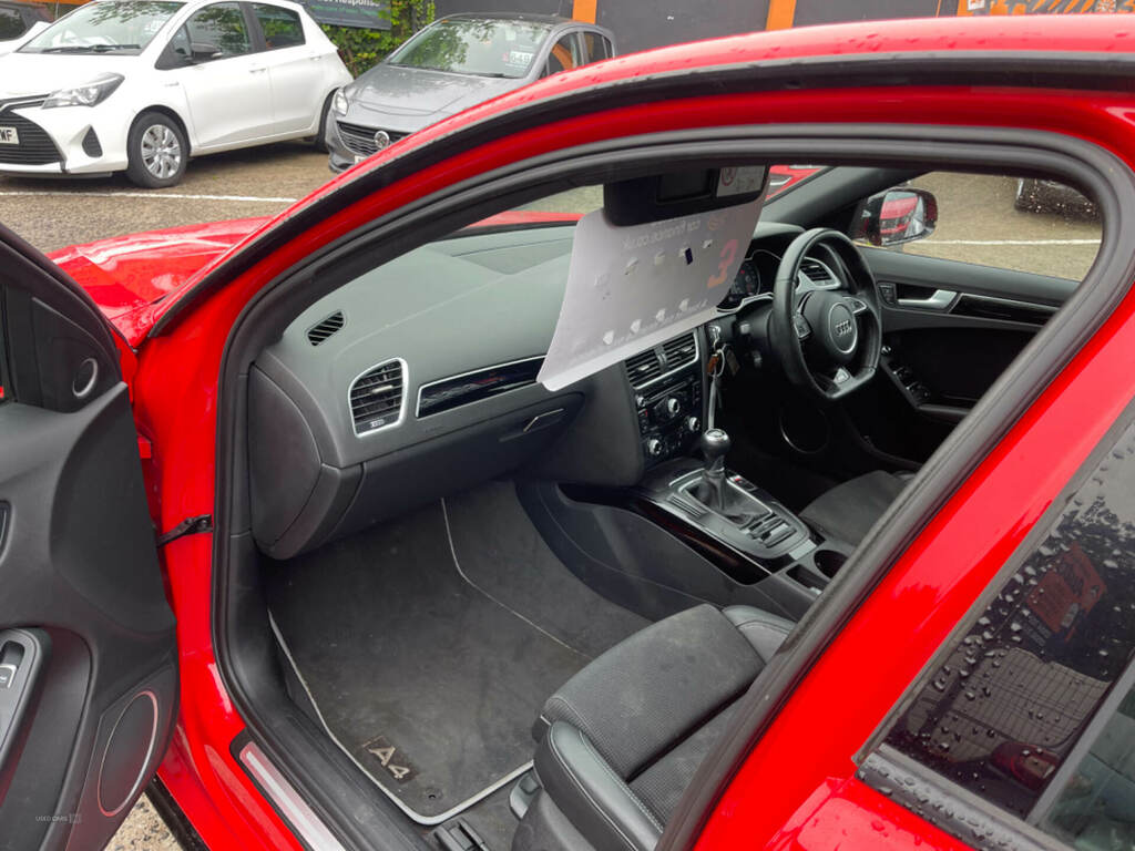 Audi A4 S Line Black Edition IXZ1898 Red #5