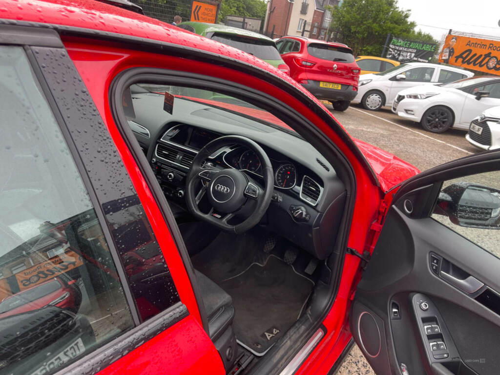 Audi A4 S Line Black Edition IXZ1898 Red #6