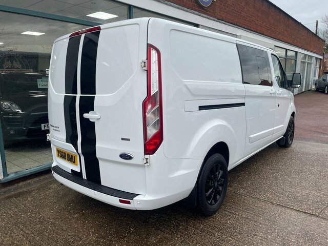 Ford Transit Custom Panel Van 2.0 290 Ecoblue Fwd L2 H2 Euro 6 20 Black #2