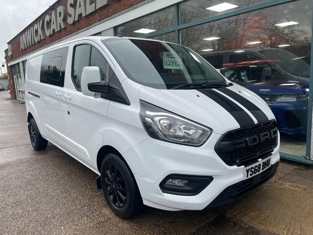 Ford Transit Custom Panel Van 2.0 290 Ecoblue Fwd L2 H2 Euro 6 20 Black #1