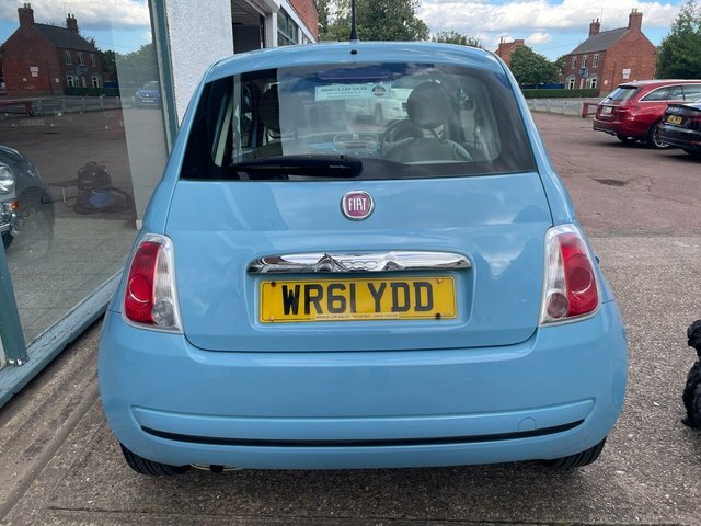 Fiat 500 1.2 Pop Hatchback Euro 5 S S WR61YDD Blue #4