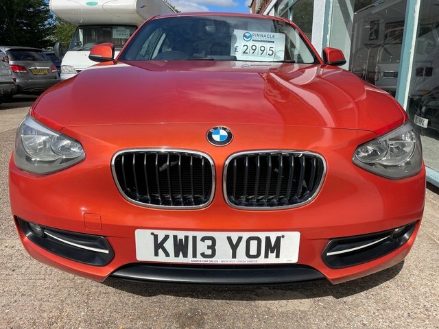 BMW 1 Series 2.0 116D Sport Hatchback Euro 5 Orange #2