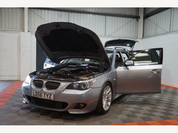 BMW 5 Series 4.8 550I V8 M Sport Touring Euro 4 Silver #6
