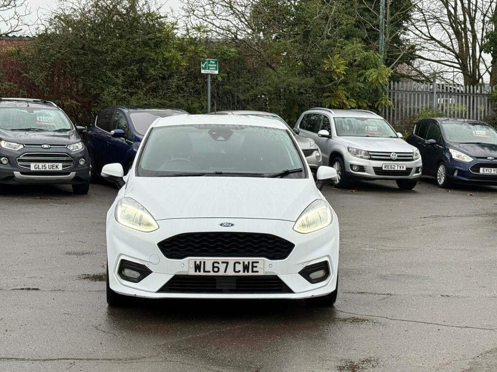 Ford Fiesta 1.0T Ecoboost St-line Euro 6 Ss WL67CWE White #2