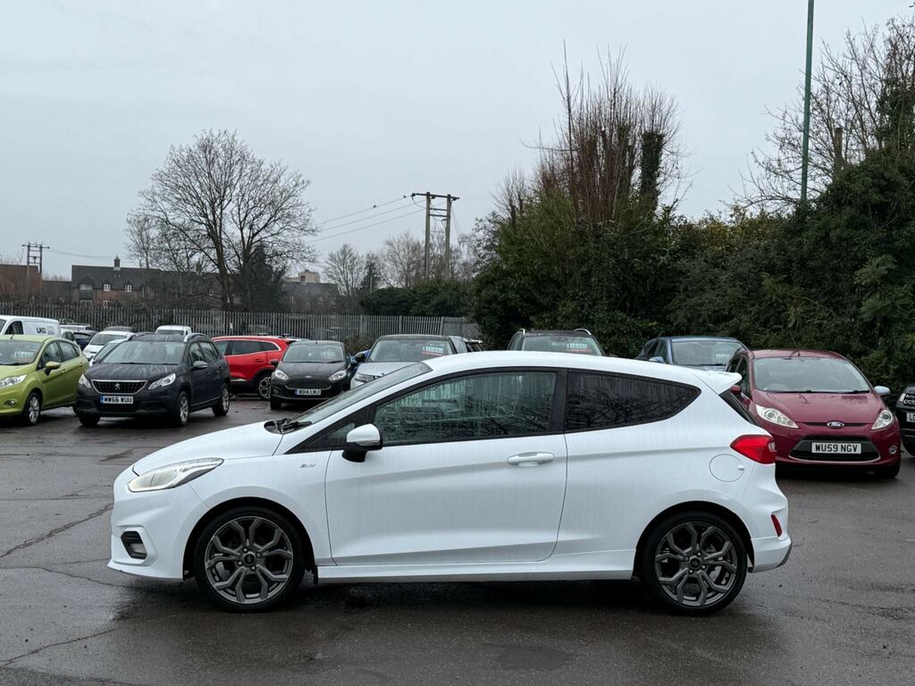 Ford Fiesta 1.0T Ecoboost St-line Euro 6 Ss WL67CWE White #4