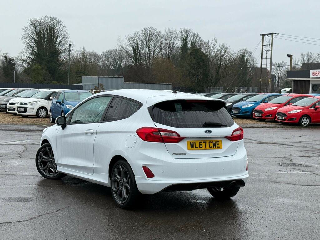 Ford Fiesta 1.0T Ecoboost St-line Euro 6 Ss WL67CWE White #5