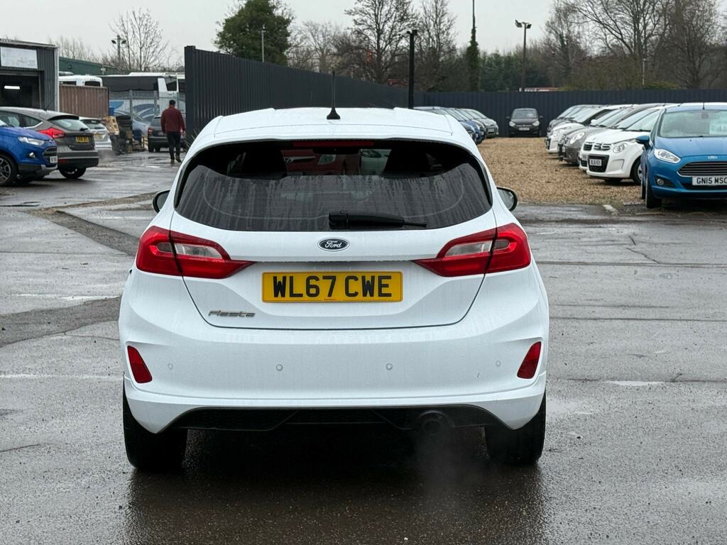 Ford Fiesta 1.0T Ecoboost St-line Euro 6 Ss WL67CWE White #6